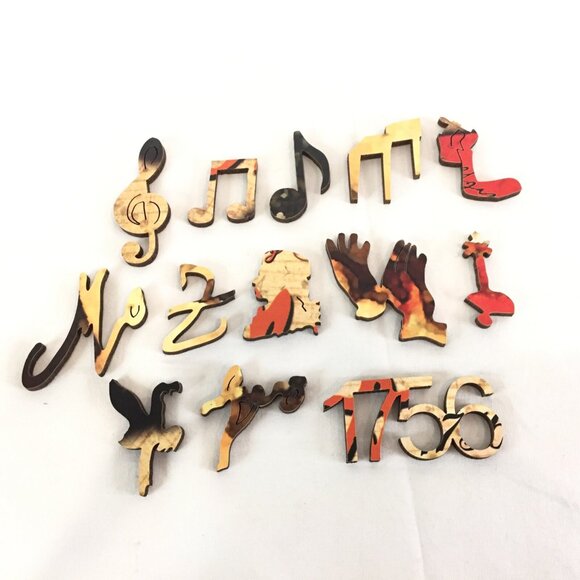 WENTWORTH WOODEN PUZZLE 250 Pieces Collector's Mozart Anniversary Music Composer - Picture 6 of 6